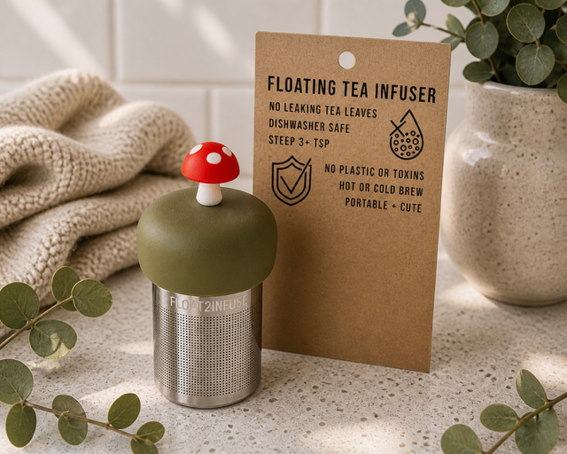 Floating Tea Infuser- Mushroom